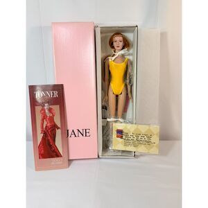 Tonner Fashion Jane Doll LE 300 NIB 2003 Collector's Club Yellow Swimsuit 16"